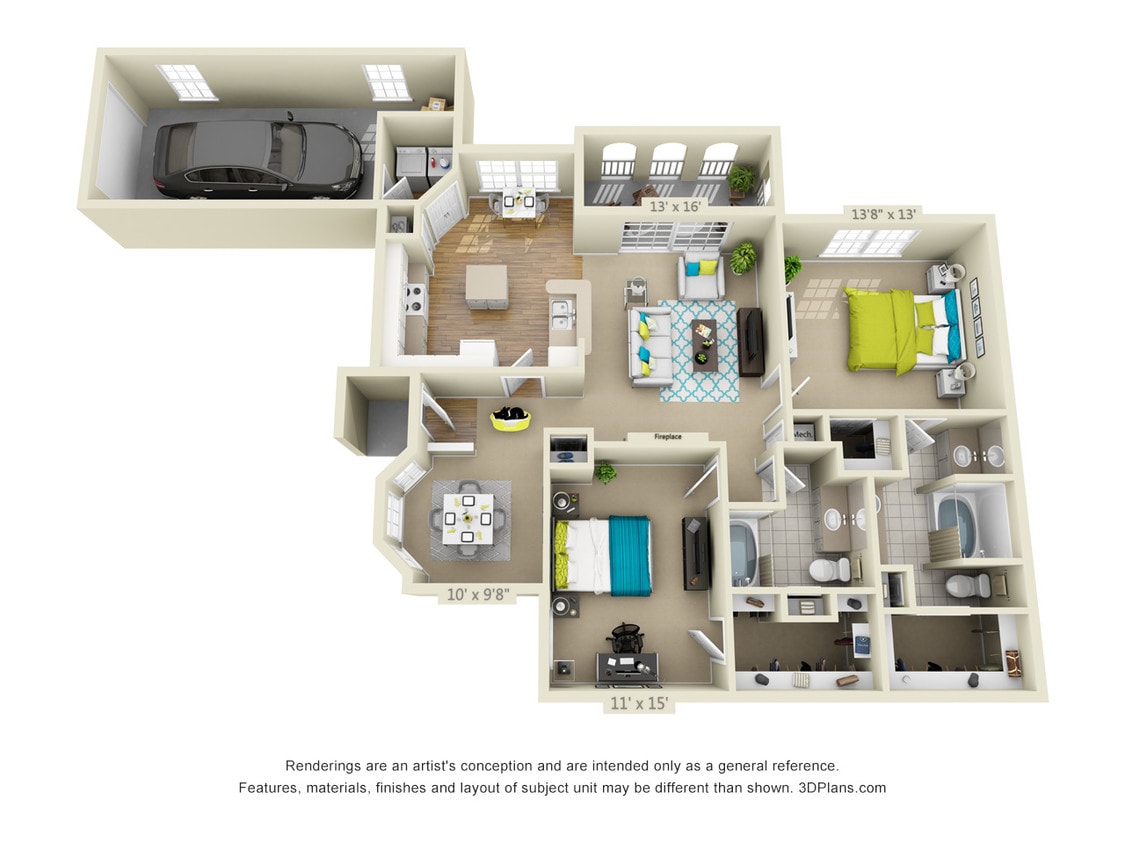 Floor Plan - Davenport Carriage Home