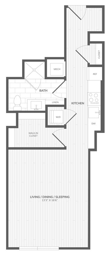 Floor Plan - Studio-G East Medley