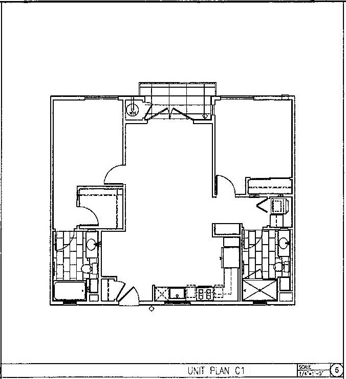 Floor Plan - Unit C1 2BR