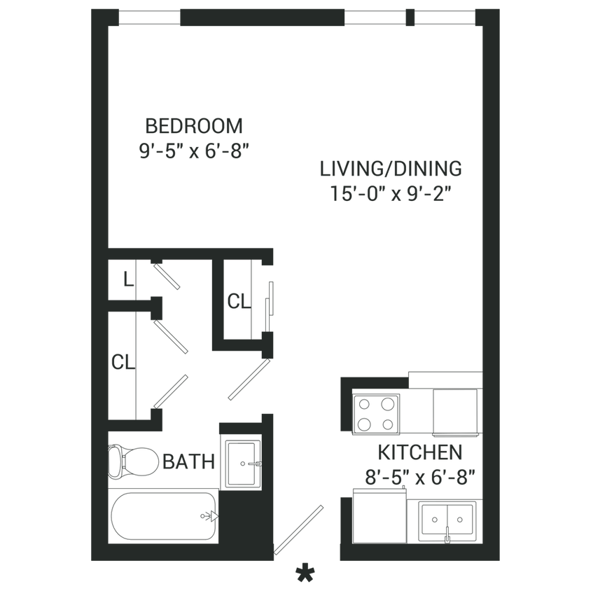 Floor Plan - Studio
