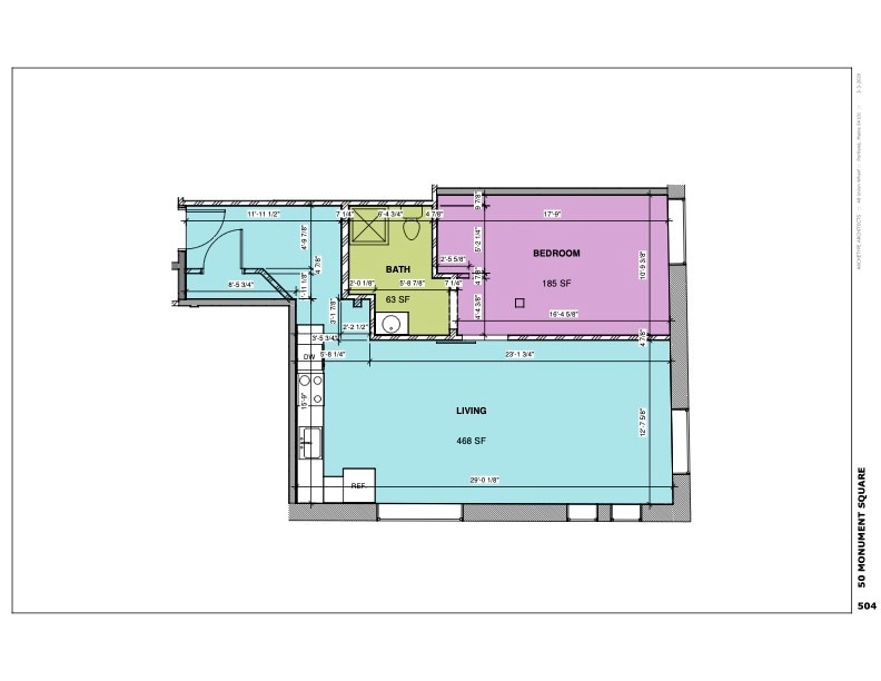 Floor Plan - 50 Monument Square, Unit 504