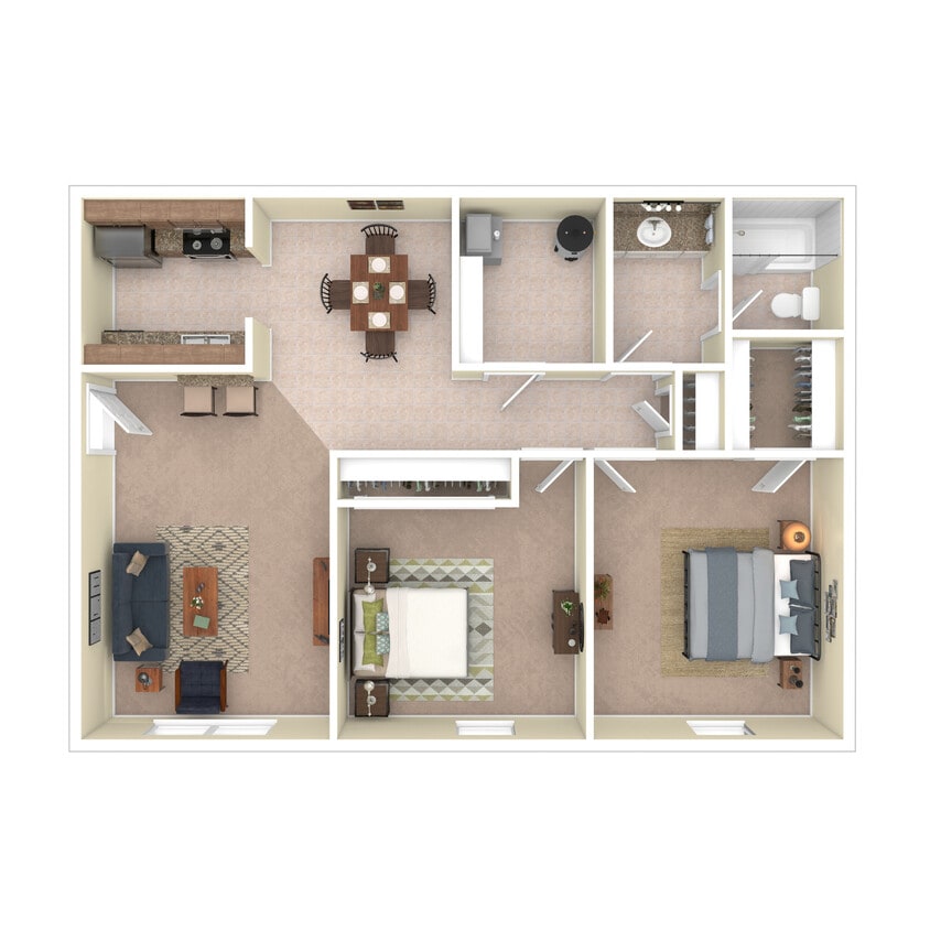 Two Bedroom - Oakhaven-Upgraded