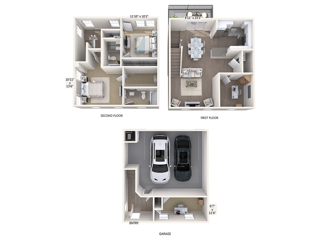 Floor Plan - B3TD-T