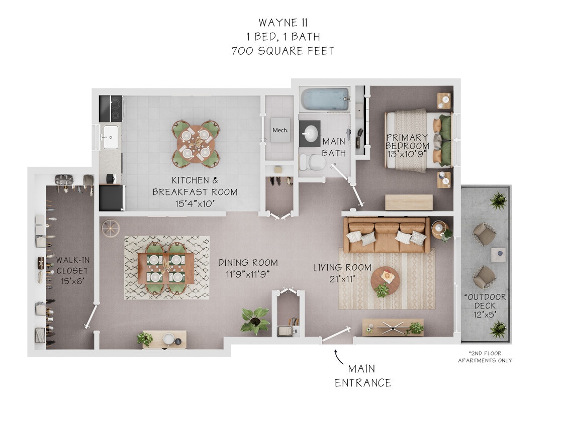 Floor Plan - Wayne II