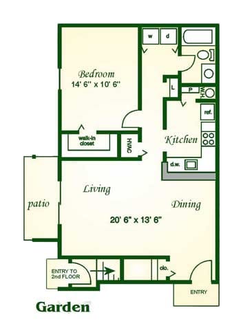 Floor Plan - The Desoto Garden