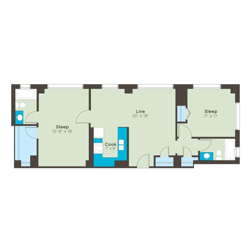 Floor Plan - 214e-2bT07