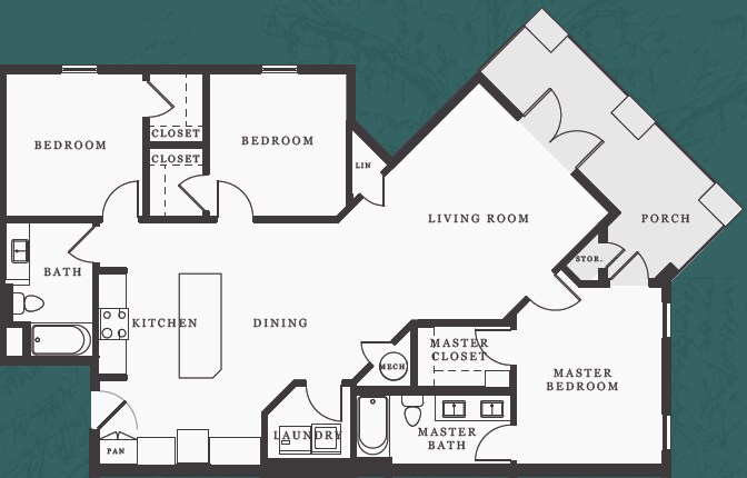 Floor Plan - The Acadian
