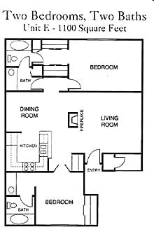 2BR/2BA - N | Townhome