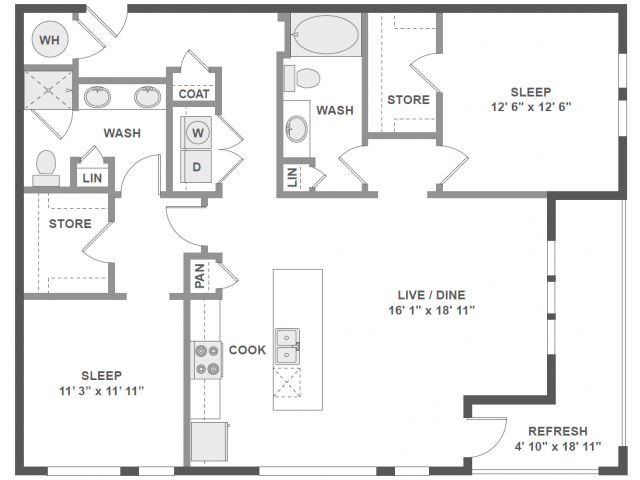 Floor Plan - Piedmont