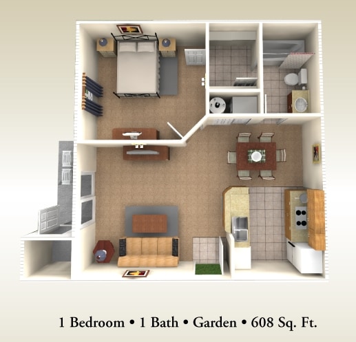 1BR/1BA - The Daisy Newly Renovated