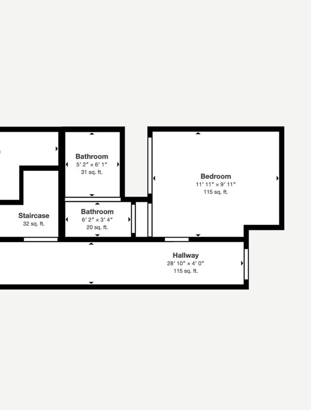 Floor Plan - Dillard (Inside Unit) - 1st floor - Suite A