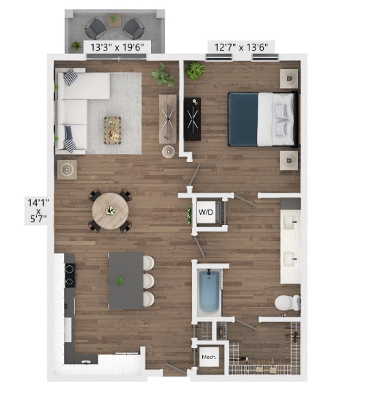 Floor Plan - Periwinkle