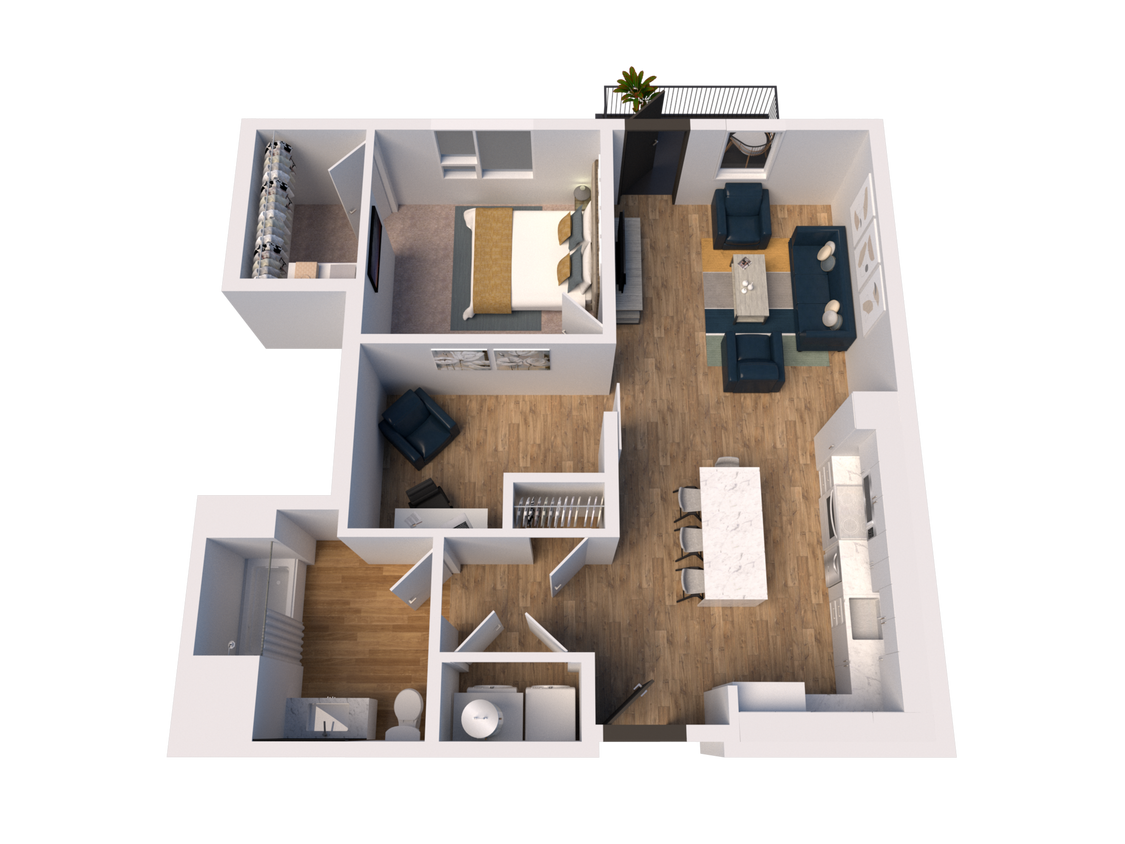 B5A floor plan The James - B5A
