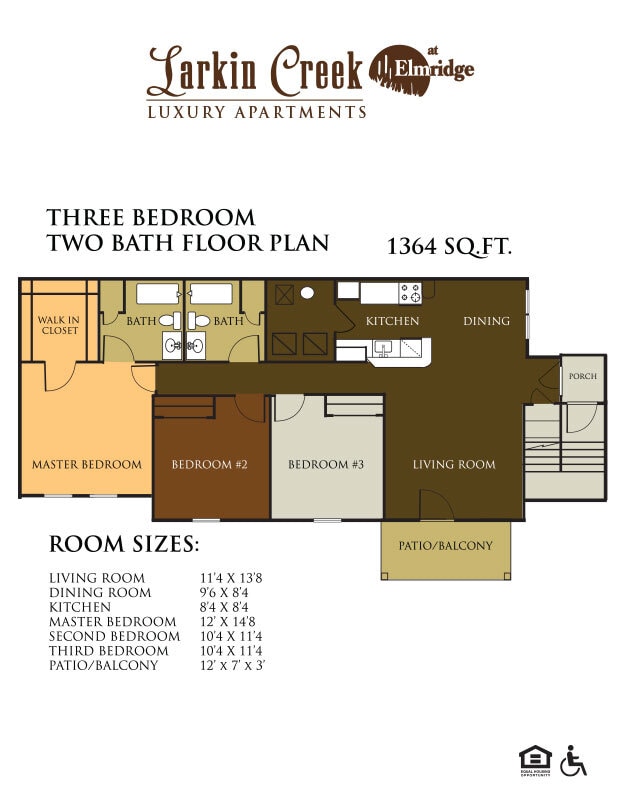 Floor Plan - 3/2 L