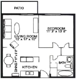 1BR/1BA - 1BR/1BA