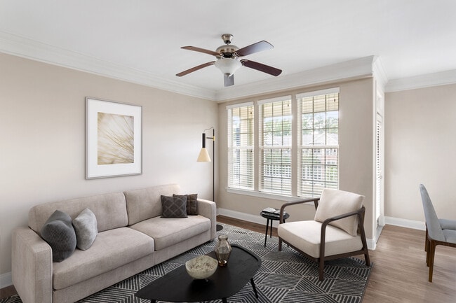 Gather, relax, and feel at home in your living room - Villages at Pecan Grove