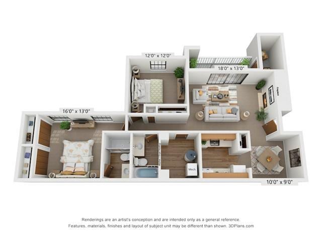 Floor Plan - THE JUNIPER
