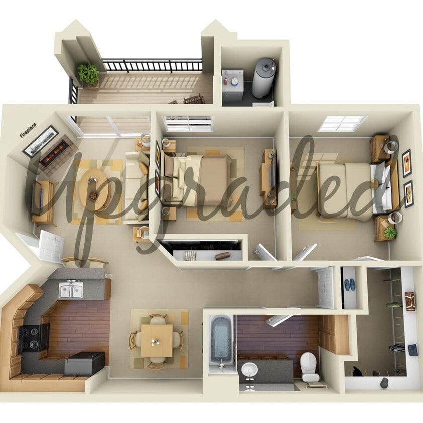 Floor Plan - B1 UPGRADE