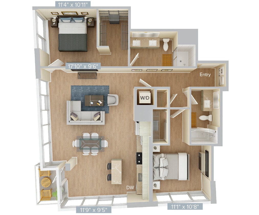Floor Plan - B8-1228