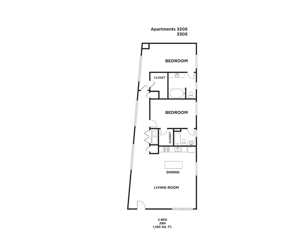 Floor Plan - 2BN