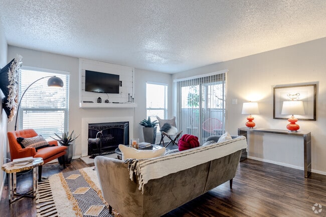 1BR,1BA - 710 Updgraded - Living Area - ReNew North Park I & II