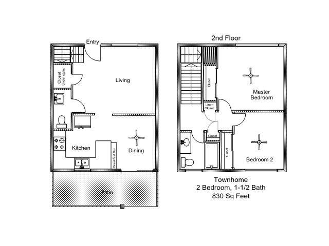 Floor Plan - Townhome