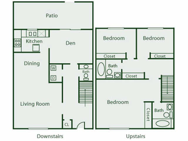 3BR/2.5BA - 3 bed, 2.5 bath