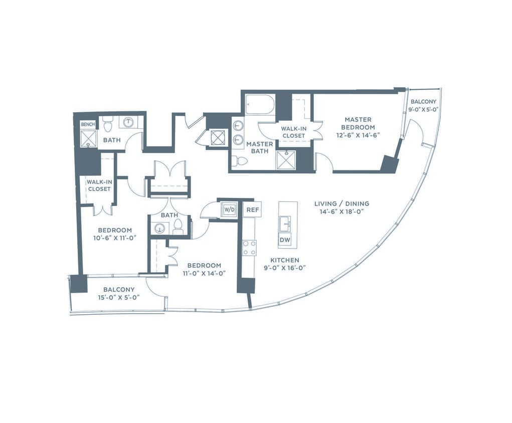Floor Plan - 3A East