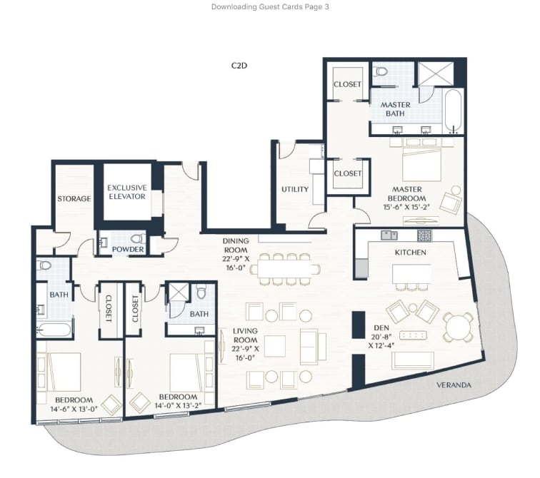 Floor Plan - C2d