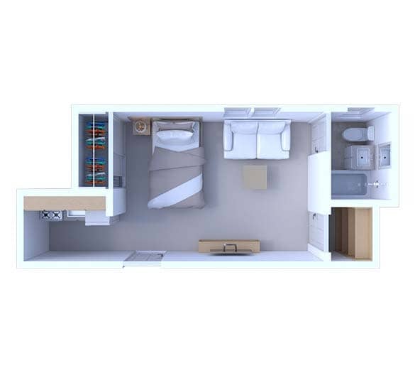 Floor Plan - Studio Floor Plan S1