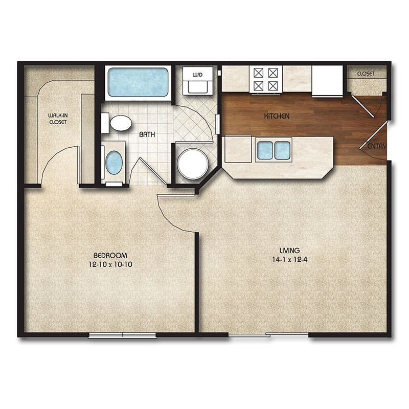 Floor Plan - Madison I 