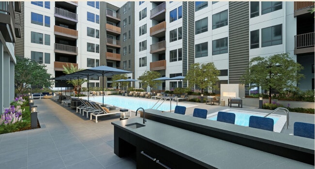 Enjoy the shimmering pool - The Tolman