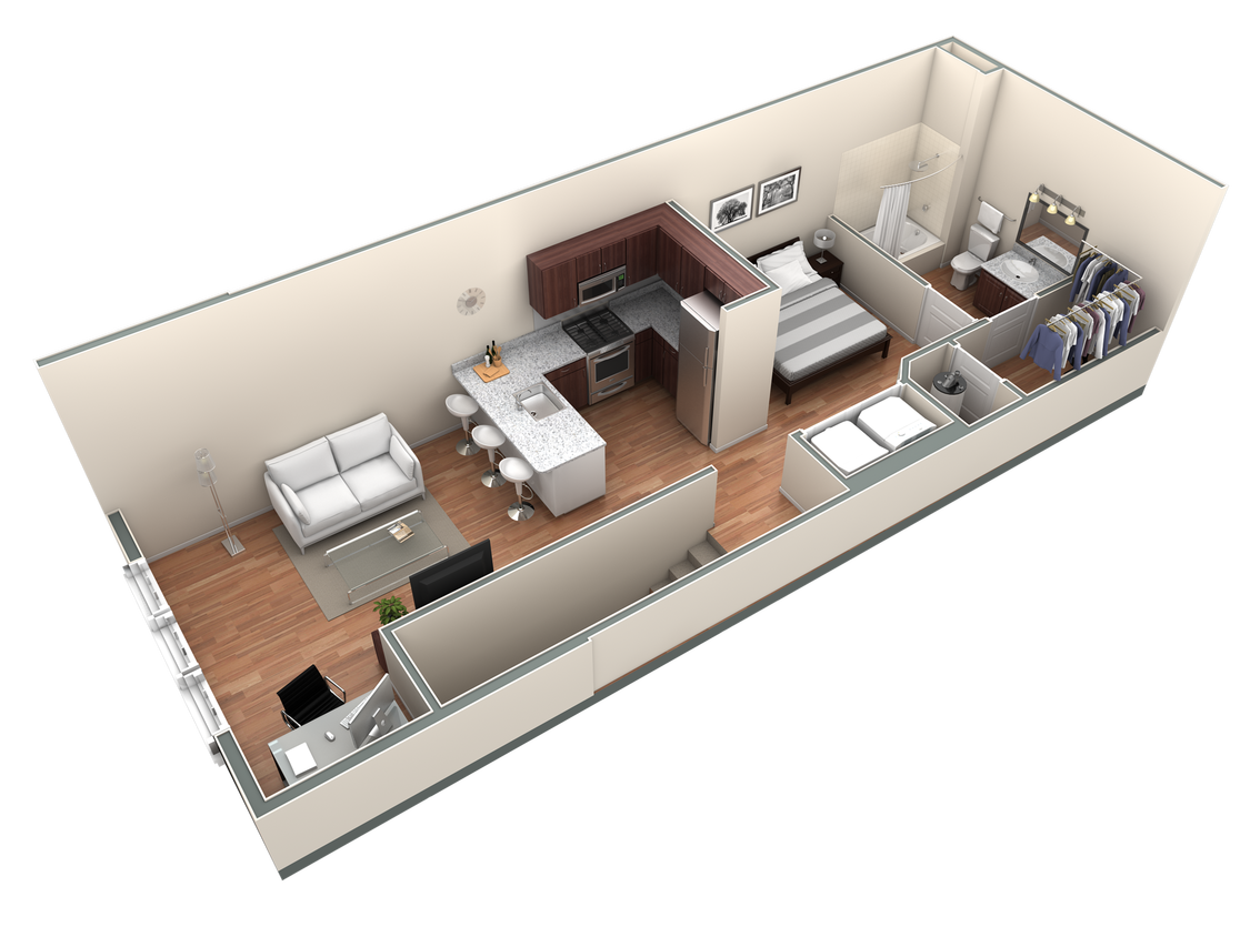 Floor Plan - Studio Grand Overlook