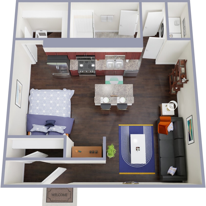 Floor Plan - The Excelsior Studio