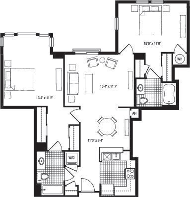 Floor Plan - 2HB