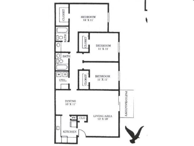 3BR/2BA - Large Three Bedroom Waiting For You! Get in bef...