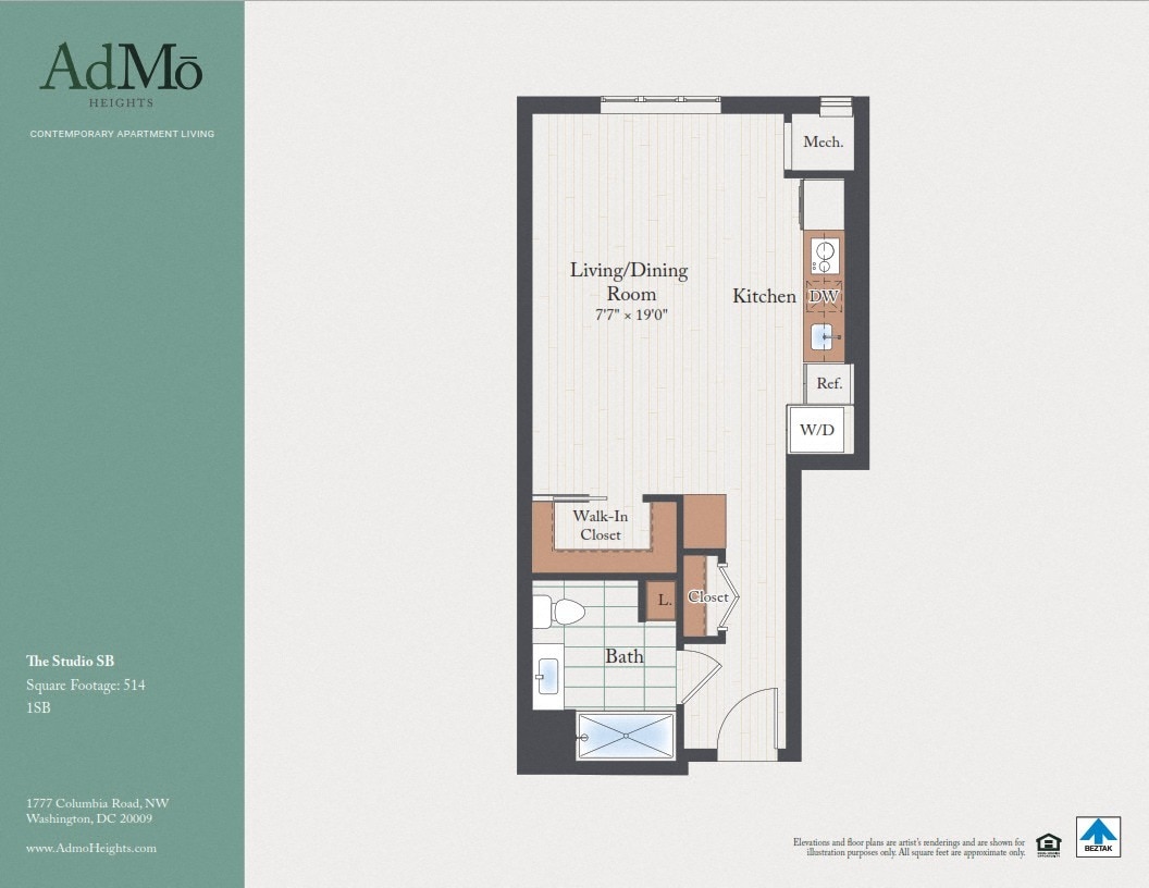 Floor Plan - The Studio SB