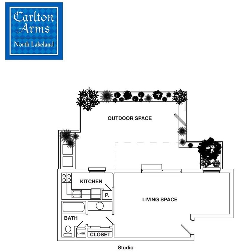Floor Plan - Studio Upstairs