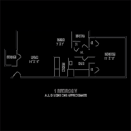 1 Bed 1 Bath - 1 Bed 1 Bath