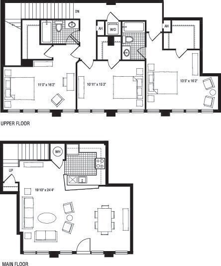 3A floor plan The Clarendon - 3A