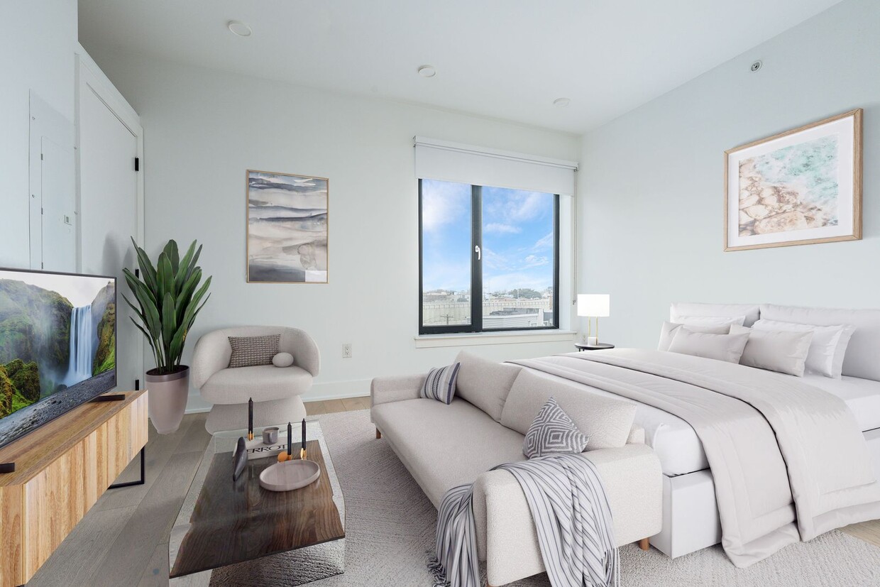Floor Plan - Studio 1 Bath - B
