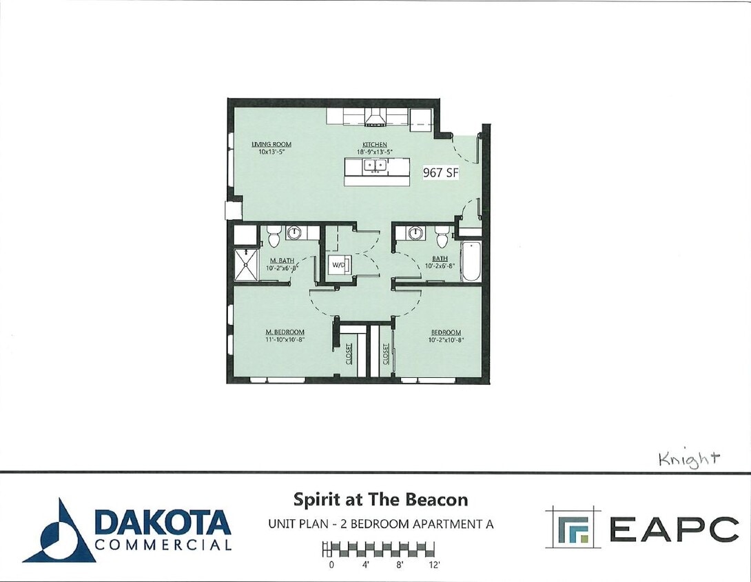Floor Plan - Knight 2B/2B