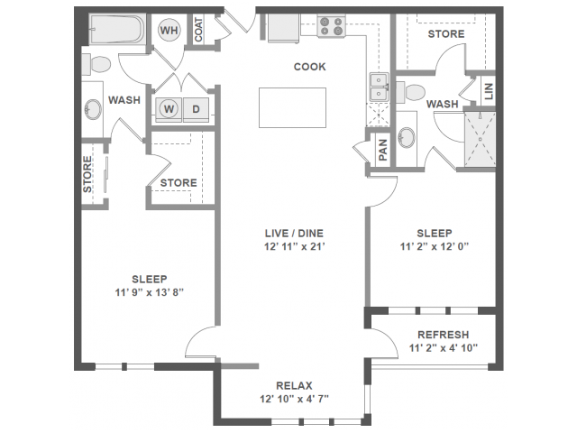 Floor Plan - Amsterdam