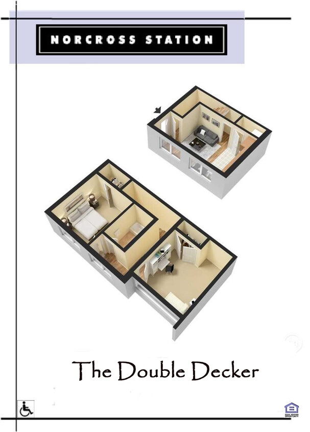 Floor Plan - The Double Decker 2br Loft Available for March ...