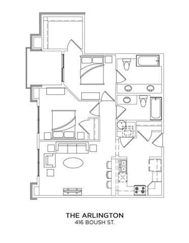 Floor Plan - The Arlington