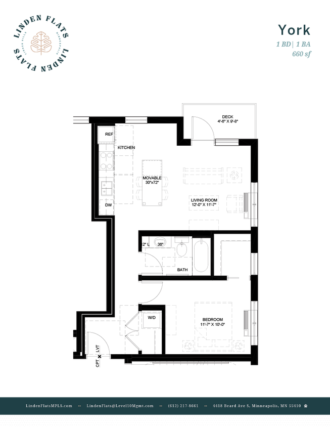 Floor Plan - The York
