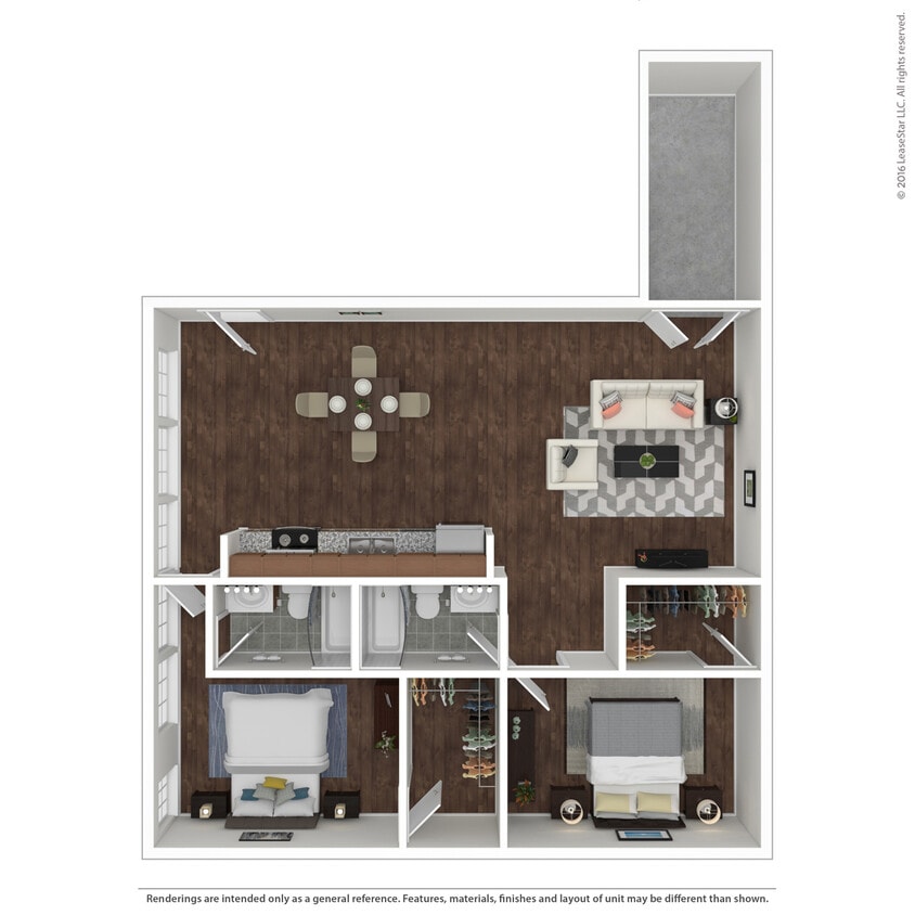 2Beds/2Baths - 1,324 sqft - 2 Bedroom/2 Bath