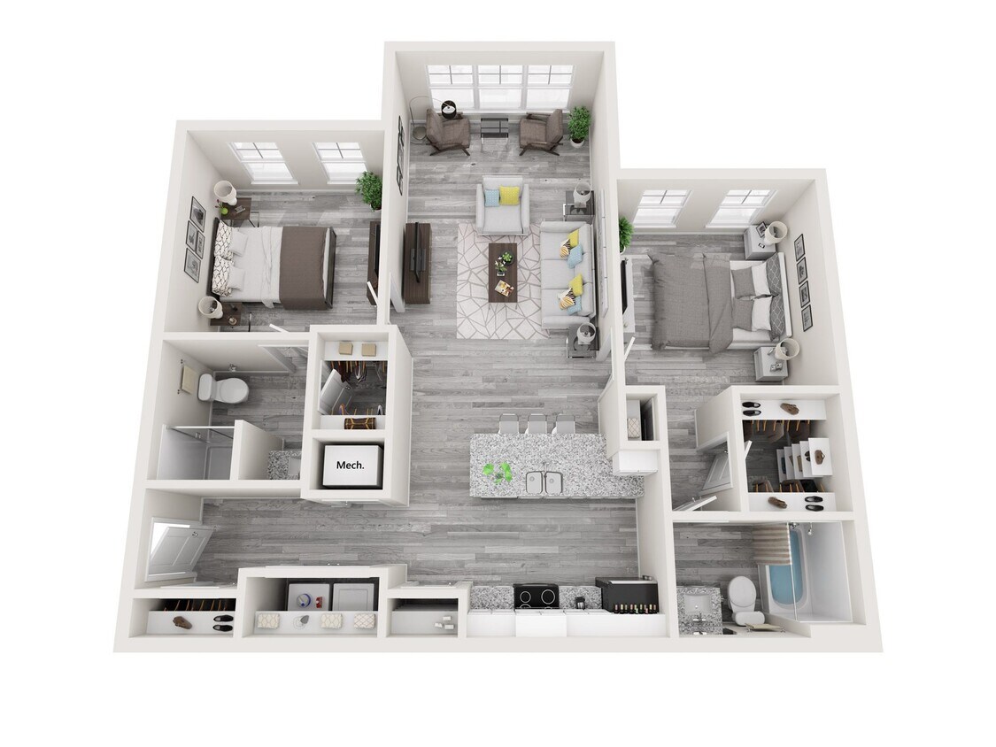 Floor Plan - Plan B1-B