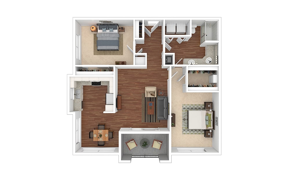 Floor Plan - Rice - Renovated