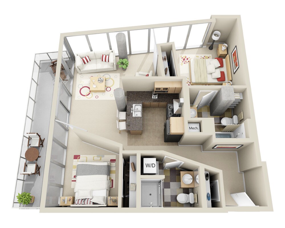 Floor Plan - Highrise B2A